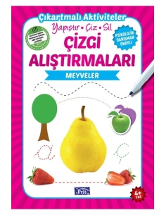 ÇİZGİ ALIŞTIRMALARI - MEYVELER
