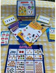 Anaokulu seti 4-6 yaş yaz sil aktivite seti