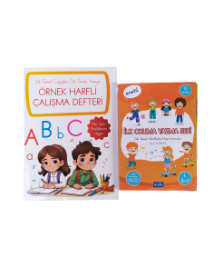 Anetil 10 lu set ve örnek harfli çalışma defteri