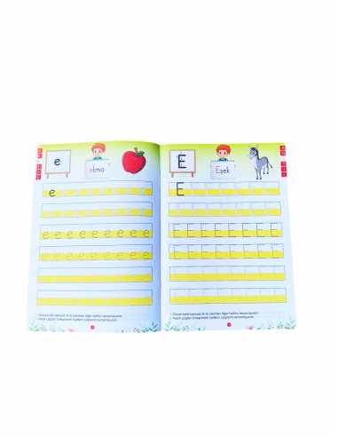 Anetil 10 lu set ve örnek harfli çalışma...