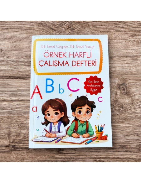 Anetil 10 lu set ve örnek harfli çalışma defteri 25 takım