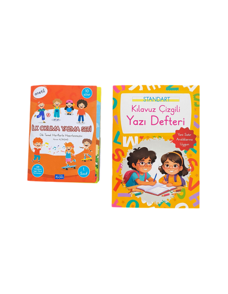 Anetil 10 lu set ve kılavuz çizgili defter