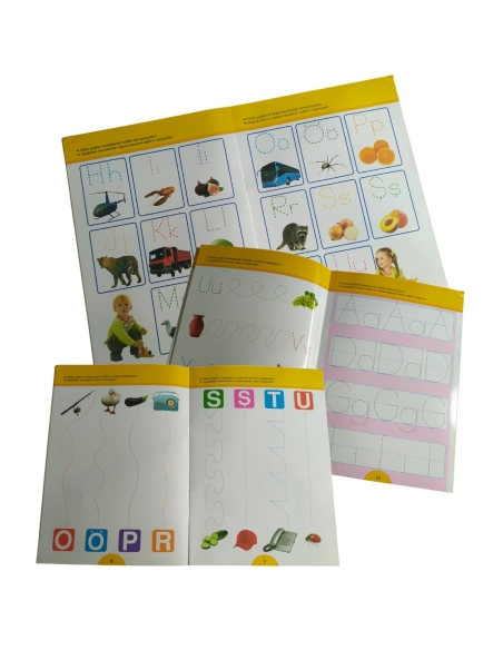 Anasınıfı Sayı Harf ve Çizgi Alıştırma Seti - Üçlü Set - EĞLEN VE ÖĞREN SET